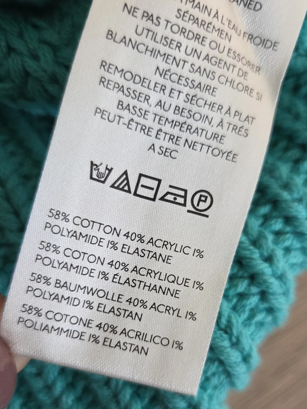 Free People Turquoise Sweater